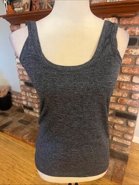 Prana Women's Charcoal Heather Scoop Neck Tank